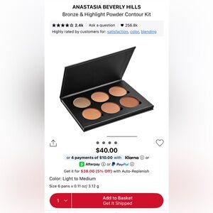 Anastasia Matte Contour Powder Kit